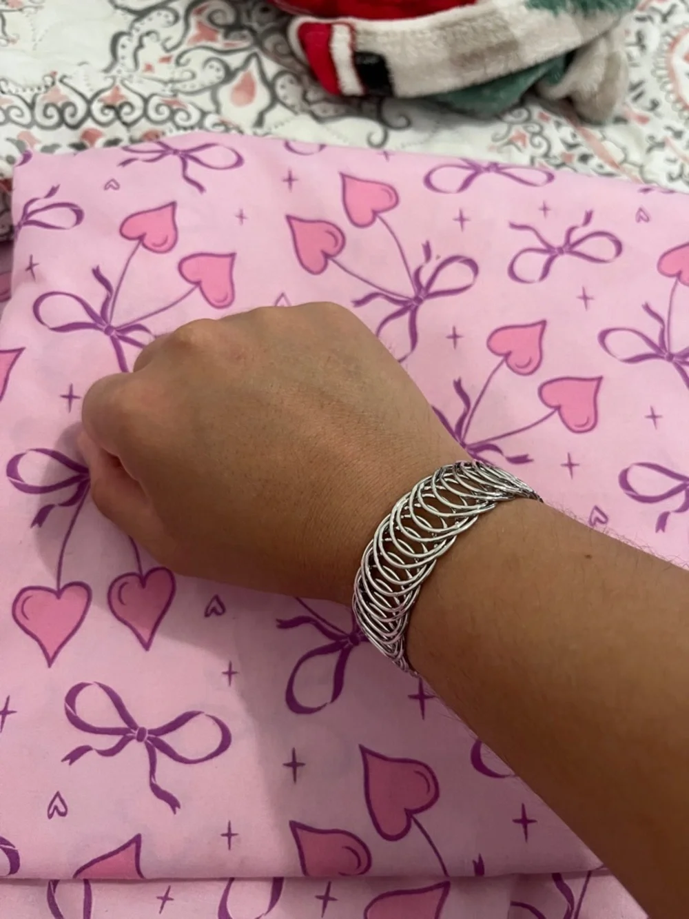 Classic Silver Multi-Loop Chain Bracelet - Women's Jewelry - Picture 1 of 4